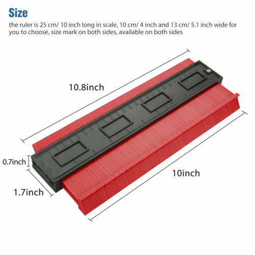 Contour Gauge Saker Duplicator Profile Copy Shape Measuring Tool Contour Gauge Duplicator Profile Copy Shape Measuring Ruler Tool.