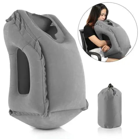 Inflatable Travel Sleeping , Portable Cushion Neck Pillow.