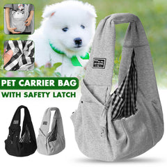 Dog and Cat Carrier Bag with Adjustable Shoulder Strap.