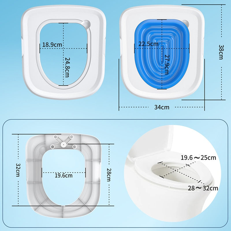 Cat Toilet Training Kit Reusable.