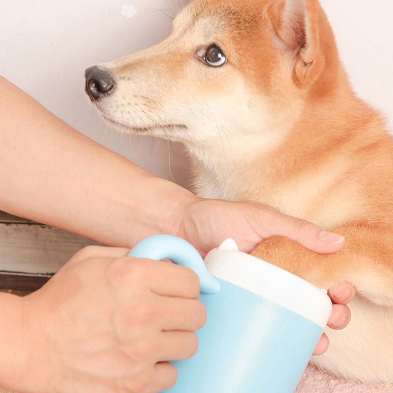 Pet Cat Dog Foot Wash Clean Cup Paw Cleaning